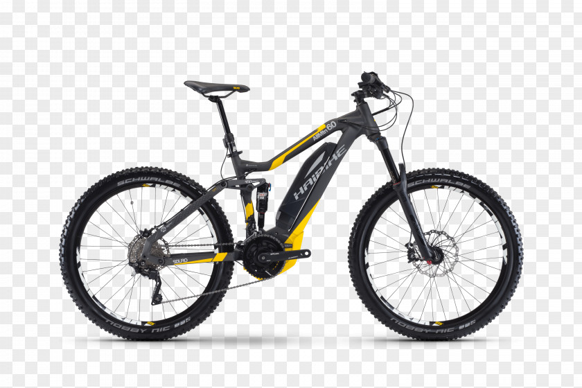 Bicycle HAIBIKE XDURO AllMtn 6.0 E-MTB Fullsuspension Grå/hvid Electric Haibike SDURO HardSeven 1.0 PNG