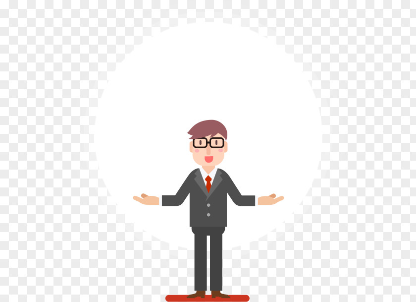 Business Character Cartoon Illustration PNG