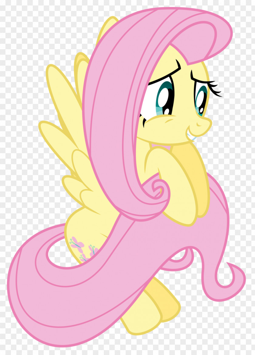Nervous Fluttershy Rainbow Dash Pony Rarity Applejack PNG