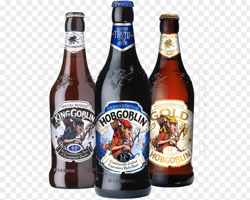 Beer Wychwood Brewery Ale Black Wych Hobgoblin PNG