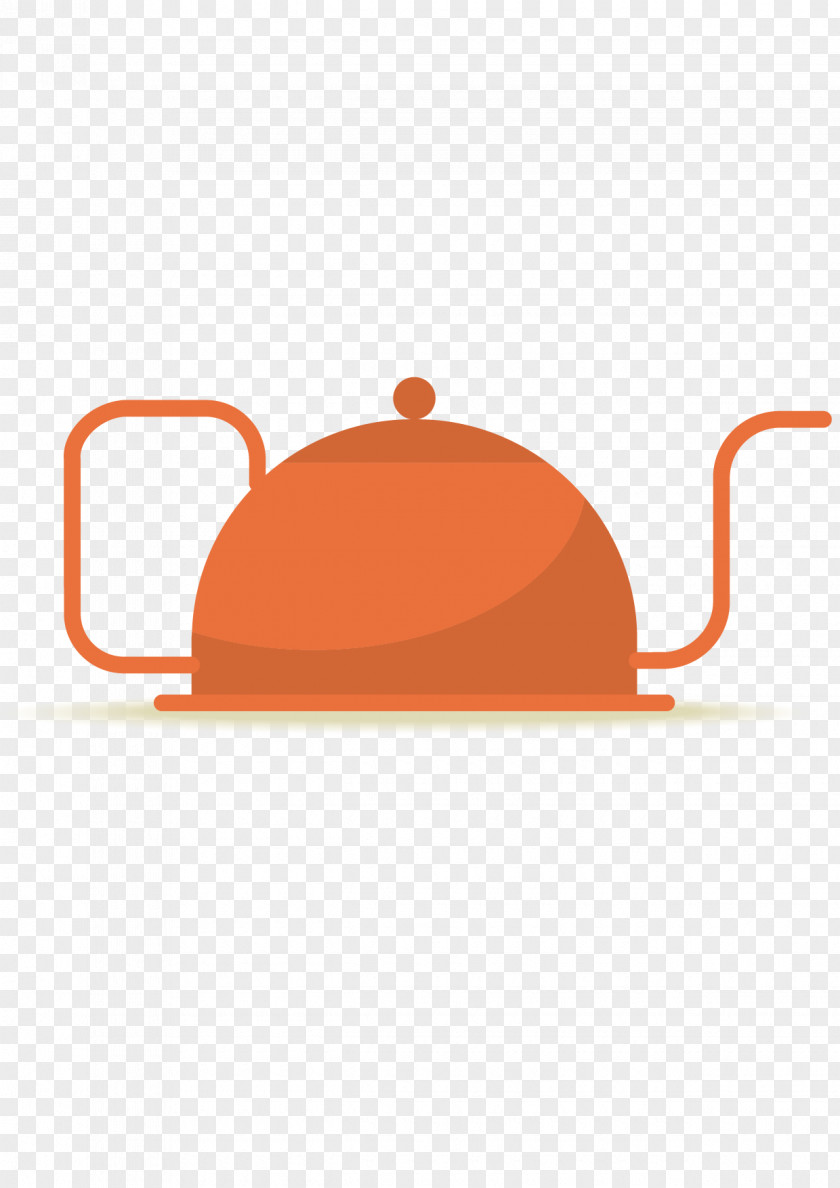 Cartoon Red Kettle PNG