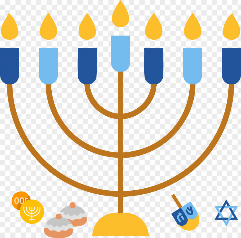 Hanukkah Candle Happy PNG