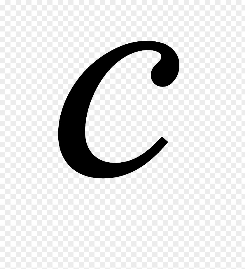 Letter C Brand Black And White Pattern PNG