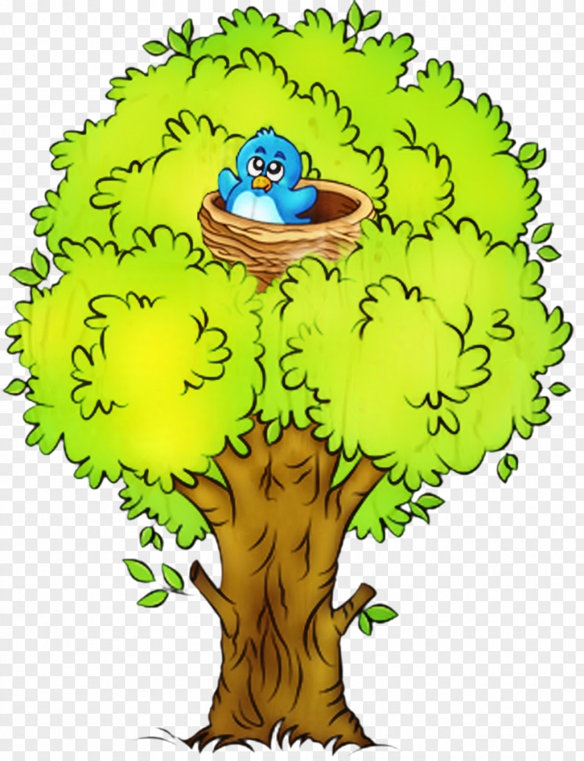 Tree Clip Art Illustration Character Flowering Plant PNG