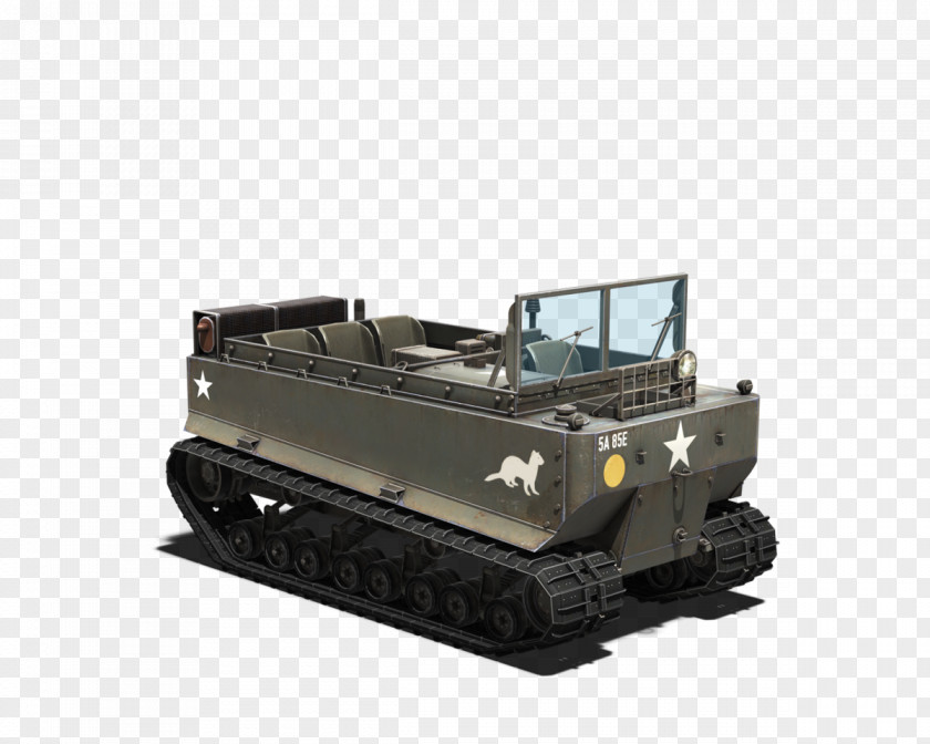 Vehicle Bumper Continuous Track Self-propelled Artillery Armored Car PNG