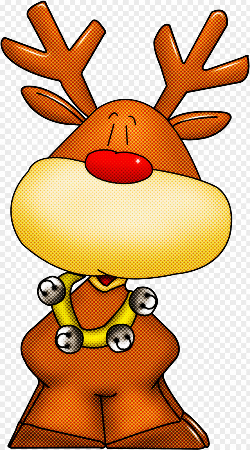 Cartoon Nose Deer PNG
