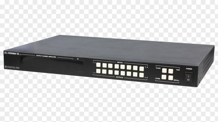 Rack Mount Hdmi Switch Ethernet Hub Network Gigabit Port PNG