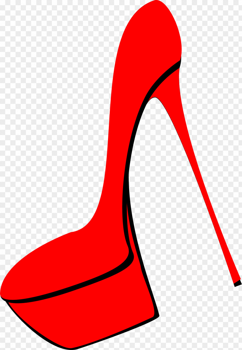 Red High Heels Pattern Clip Art PNG