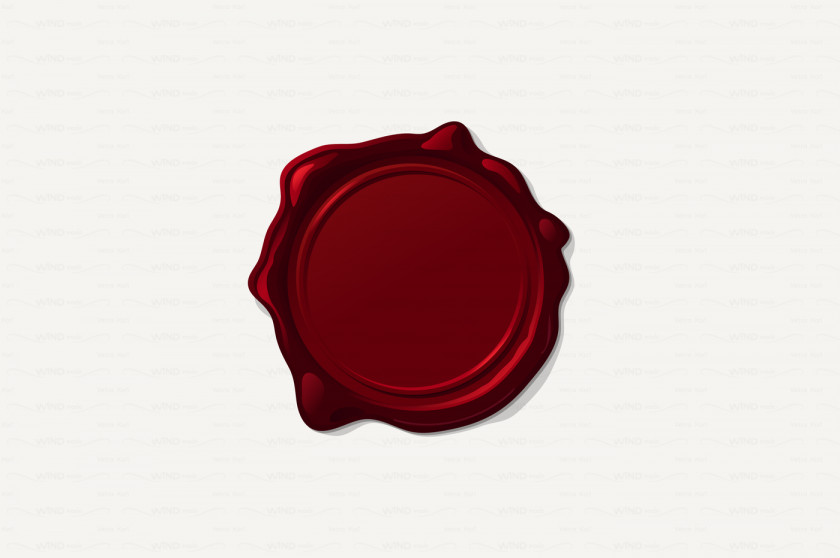 Seal Red Maroon PNG