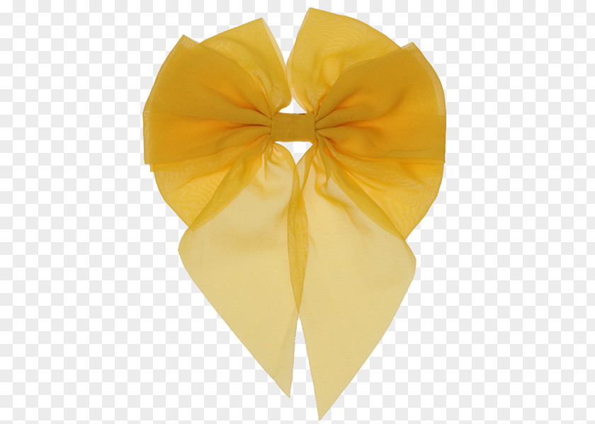 Shiny Yellow Ribbon Mustard Organza Basket PNG