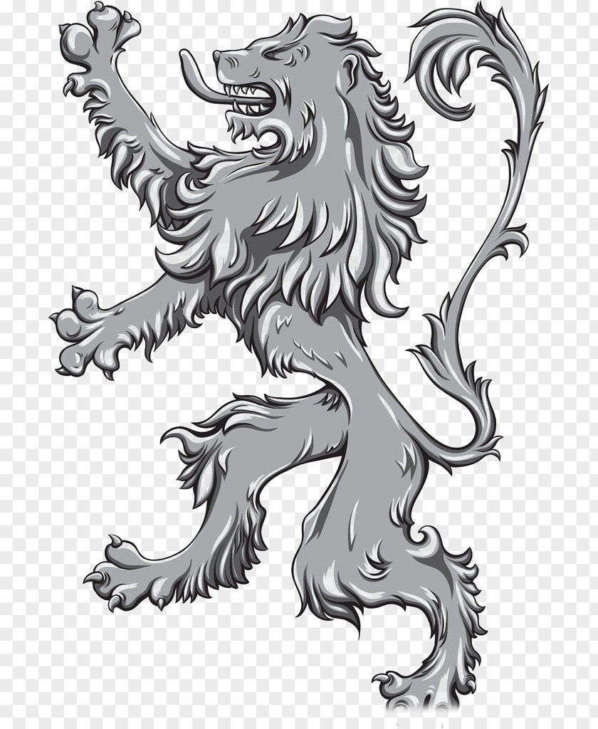 Lions Terror T-shirt Coat Of Arms Crest Symbol Griffin PNG