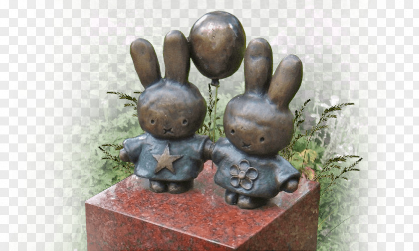 Nijntje Monument Bronze Sculpture Miffy Decoratie PNG