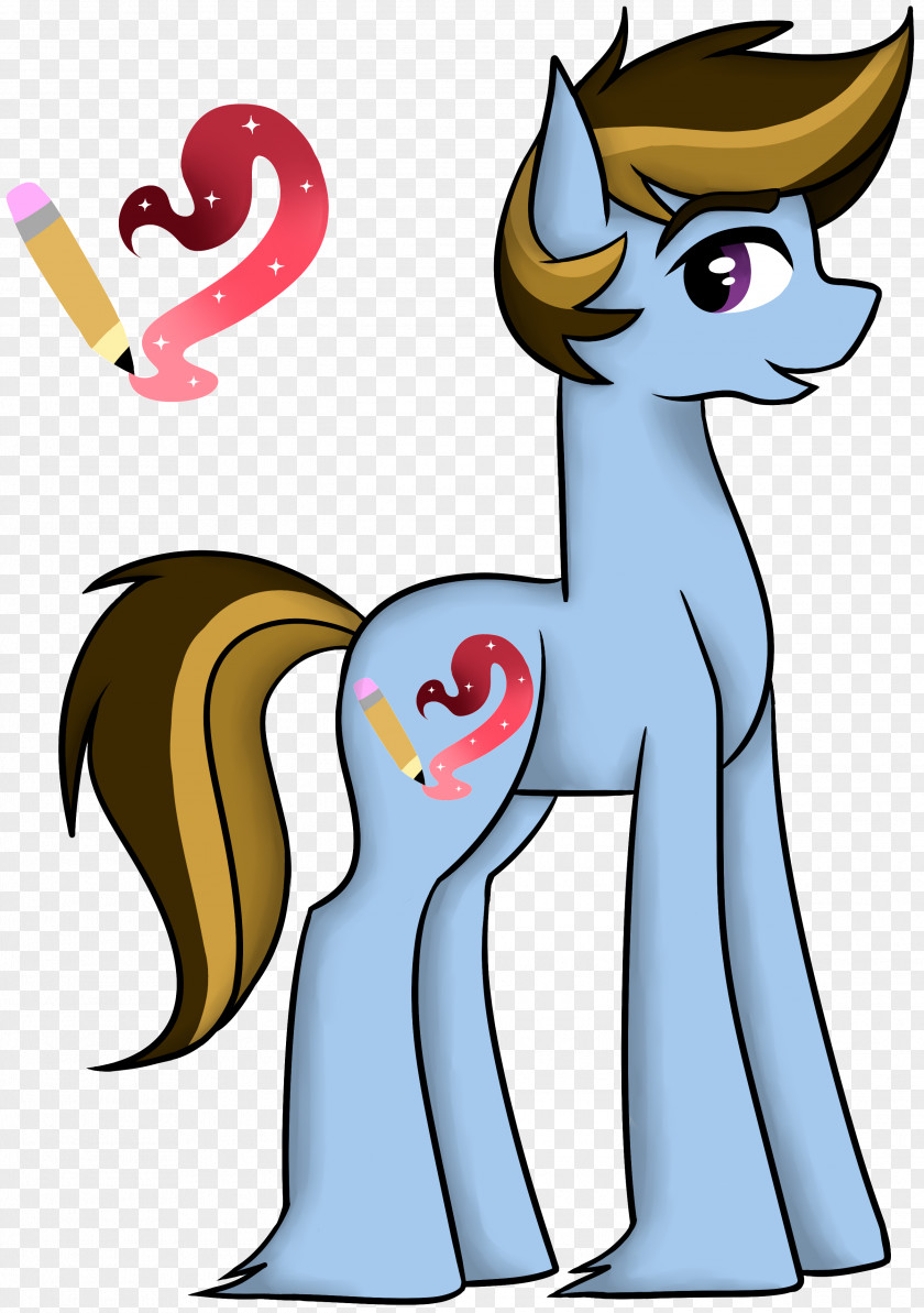 Shaded Pony Horse Dog Clip Art PNG