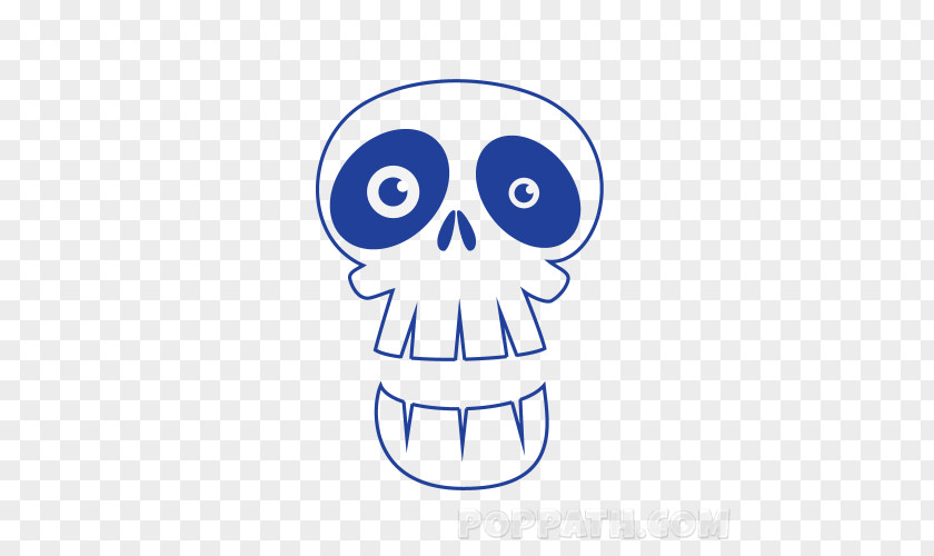 Skull-drawing Nose Smiley Text Messaging Line Clip Art PNG