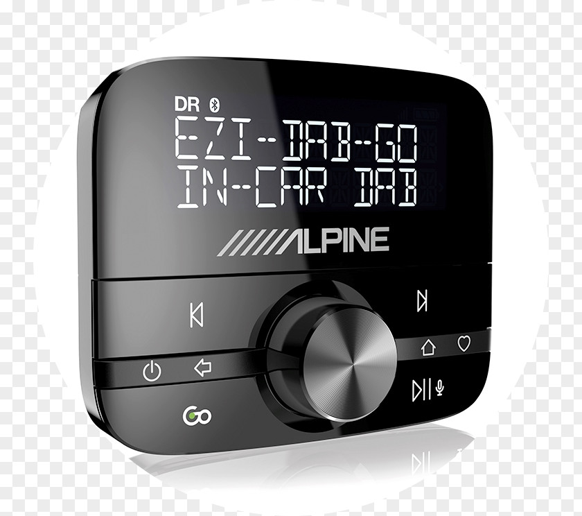 Car Alpine EZI-Dab-BT Sintonizador Dab Com Bluetooth EZi-DAB-GO Vehicle Audio Digital Broadcasting PNG