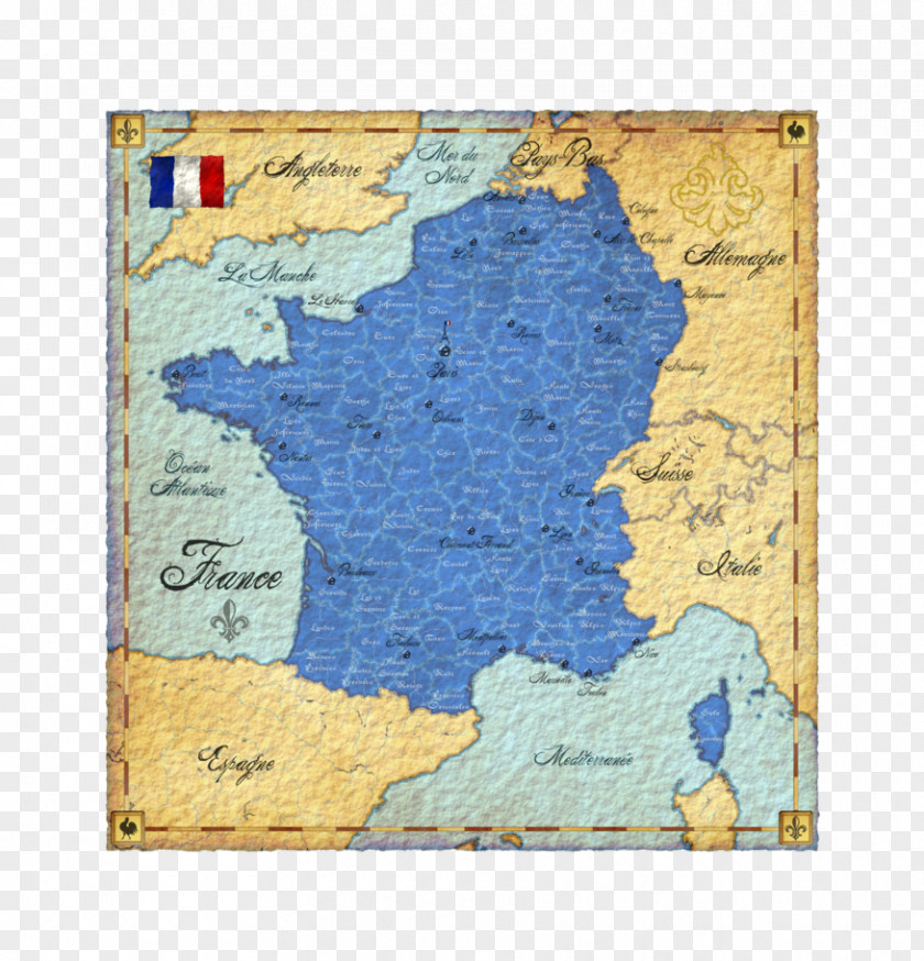 France First French Empire Revolution Republic Natural Border PNG