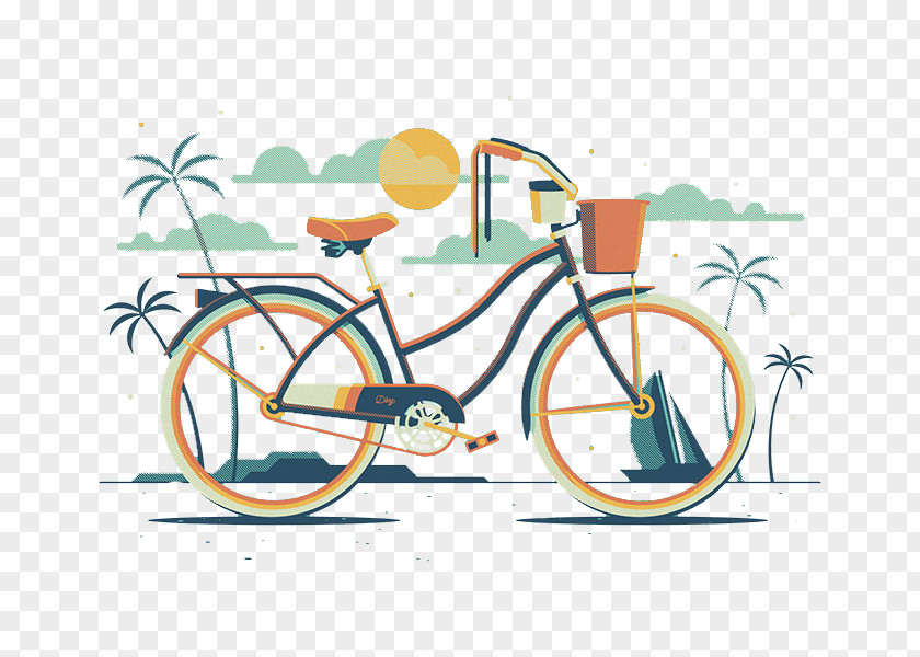 Ms. Bike Bicycle Wheel Motion Illustration PNG