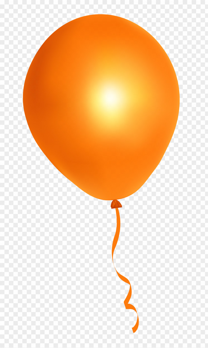 Orange Balloon PNG