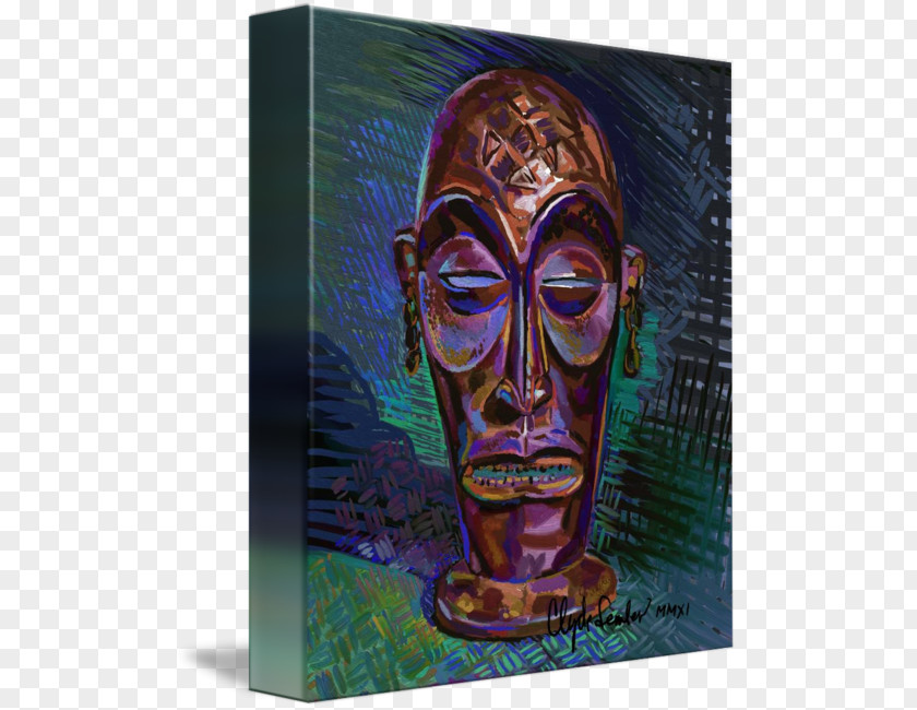 African Mask Modern Art Portrait Architecture PNG
