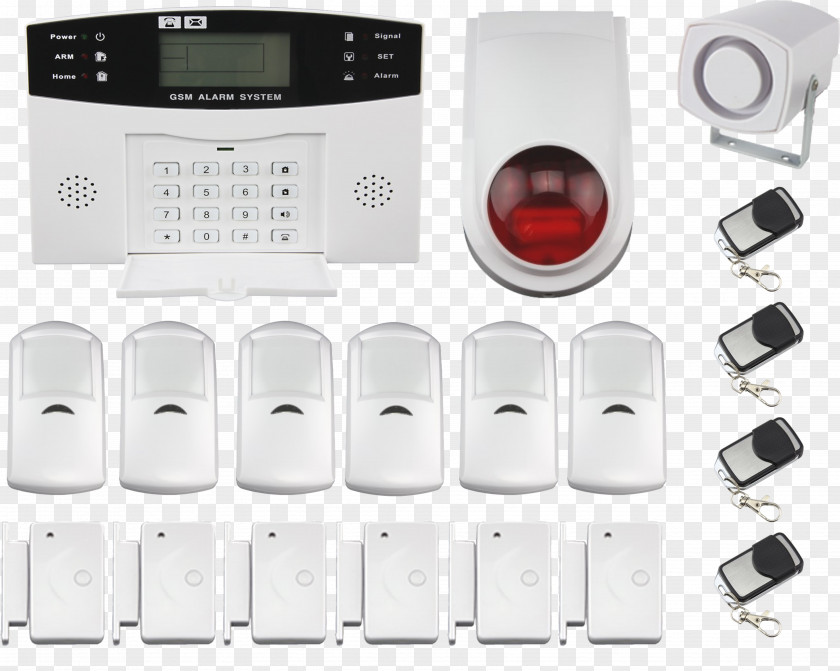 Alarm System Security Alarms & Systems Device Motion Sensors Home Wireless Camera PNG