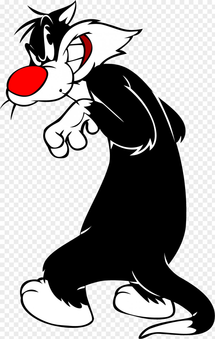 Evil Sylvester Tweety Cat Looney Tunes Cartoon PNG