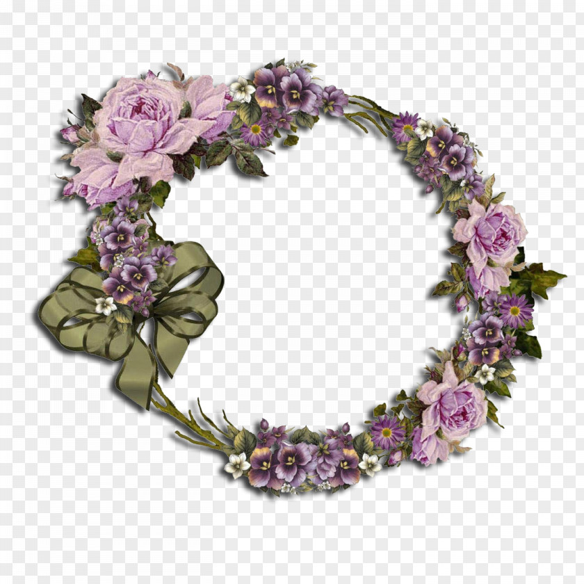Floral Design Picture Frames Wreath Clip Art PNG
