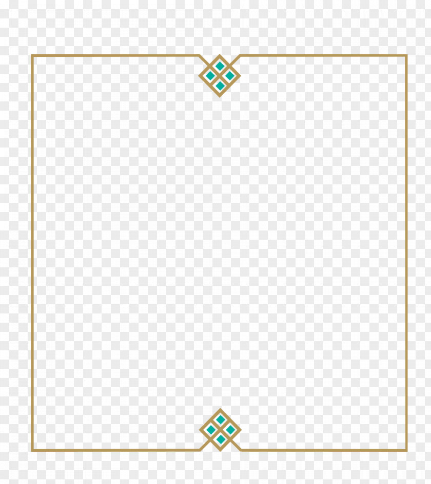 Luxury Border Paper Green Area Rectangle PNG