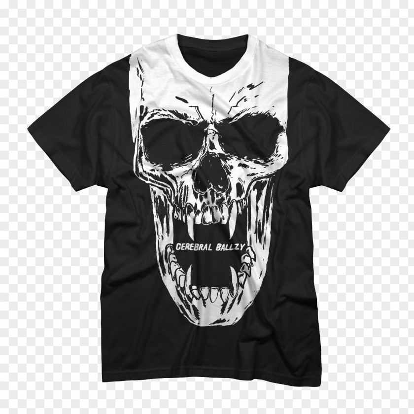 Fashion Skull Print T-shirt A Farewell To Kings Clothing PNG