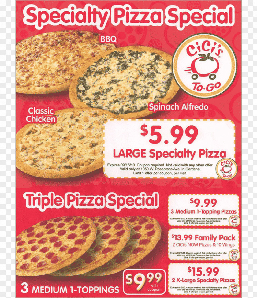 Pizza Cicis Buffet Take-out Vegetarian Cuisine PNG
