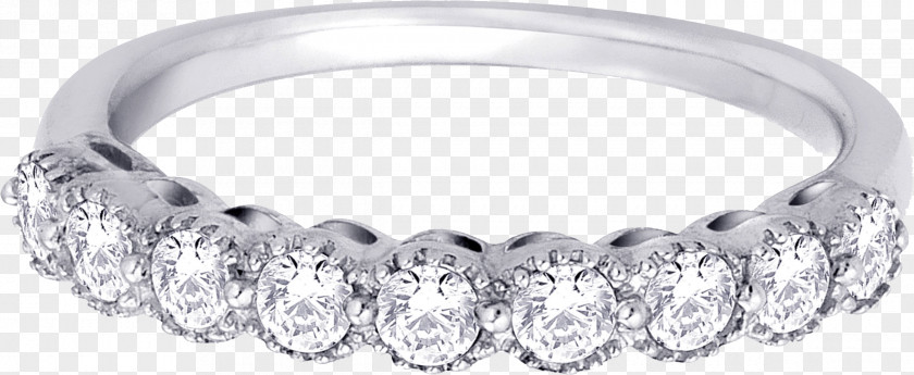 Silver Ring With Diamonds Jewellery Clip Art PNG