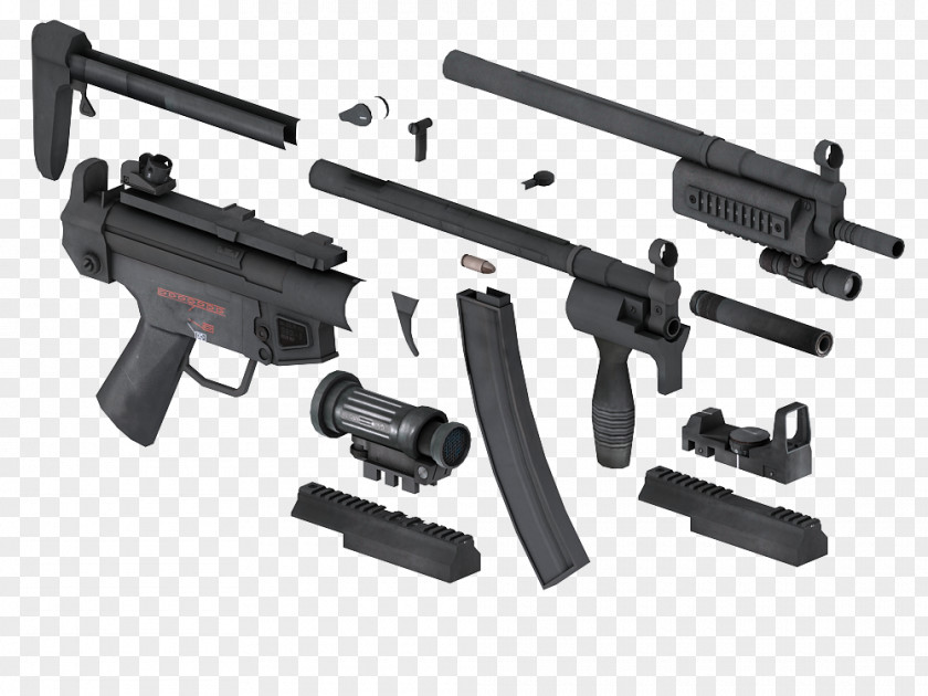 Submachine Gun Trigger Airsoft Guns Firearm Heckler & Koch MP5 PNG