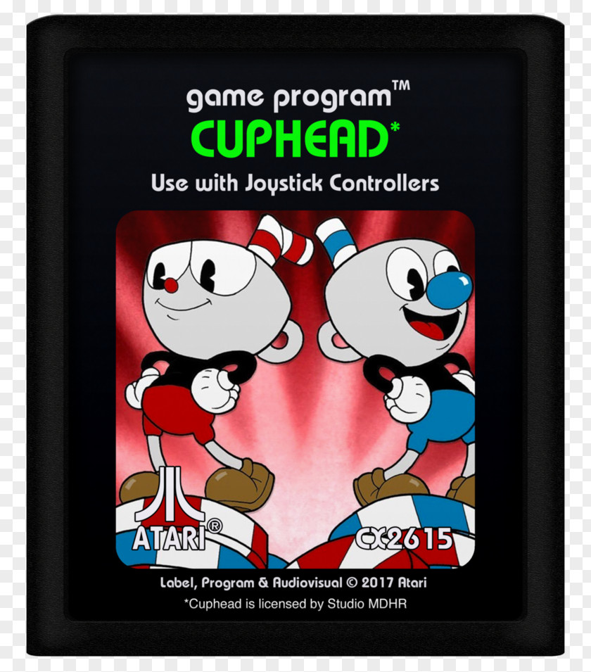 Atari 2600 Logo Cuphead Video Game Studio MDHR Indie Platform PNG