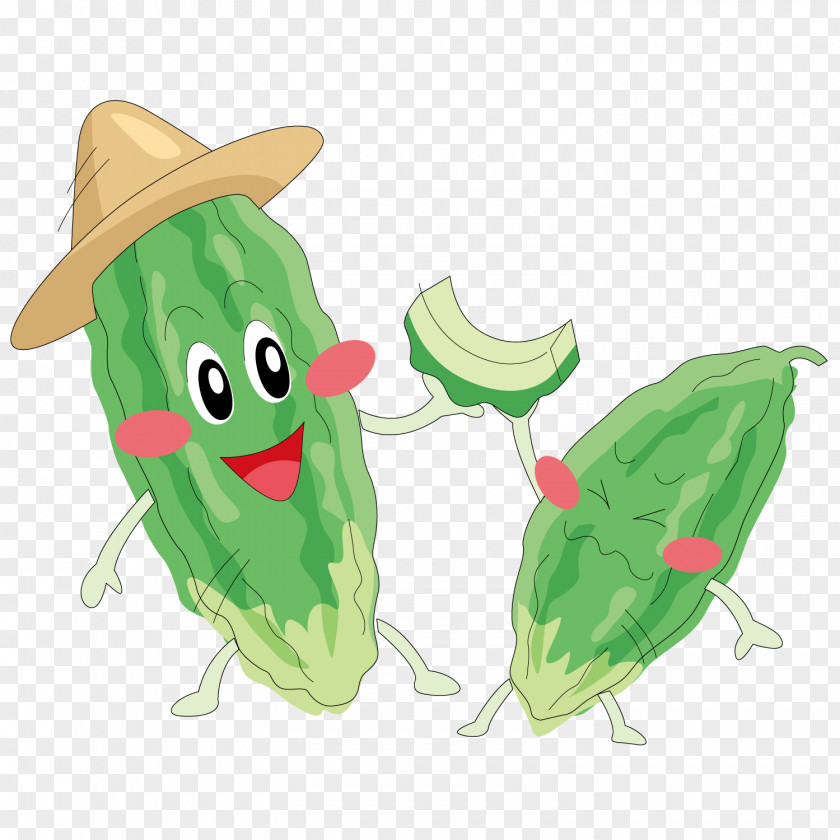 Cartoon Papaya People PNG