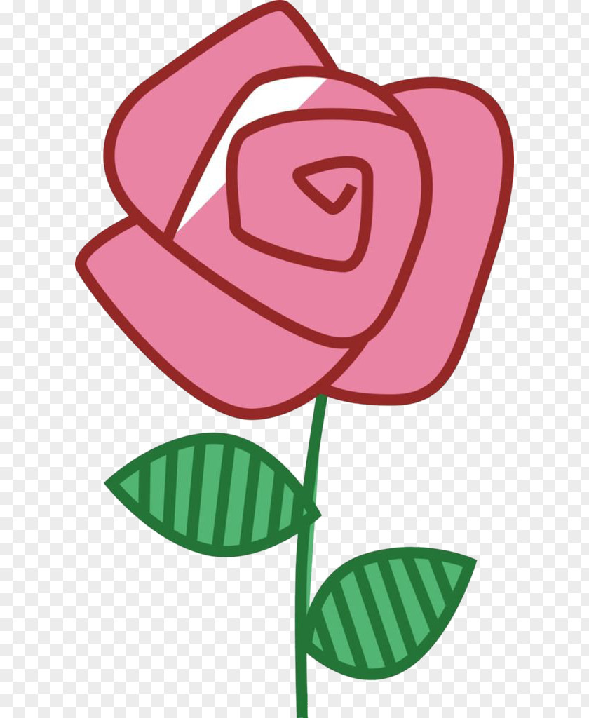 Cartoon Rose Clip Art Image Flower Illustration PNG