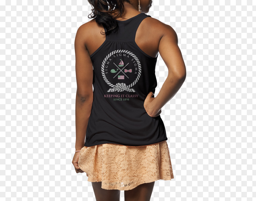 T-shirt Sleeveless Shirt Top PNG