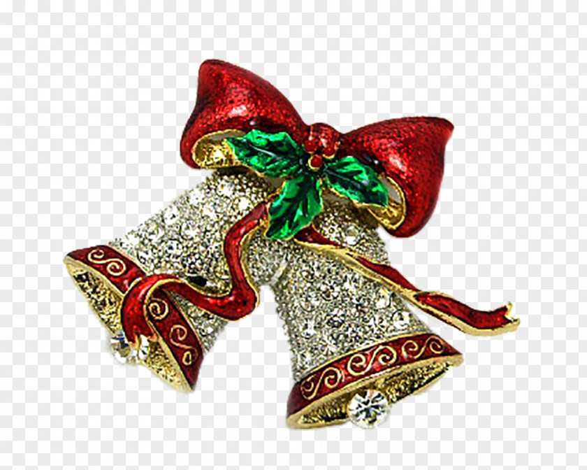 Bell Christmas Decoration Jingle Ornament PNG