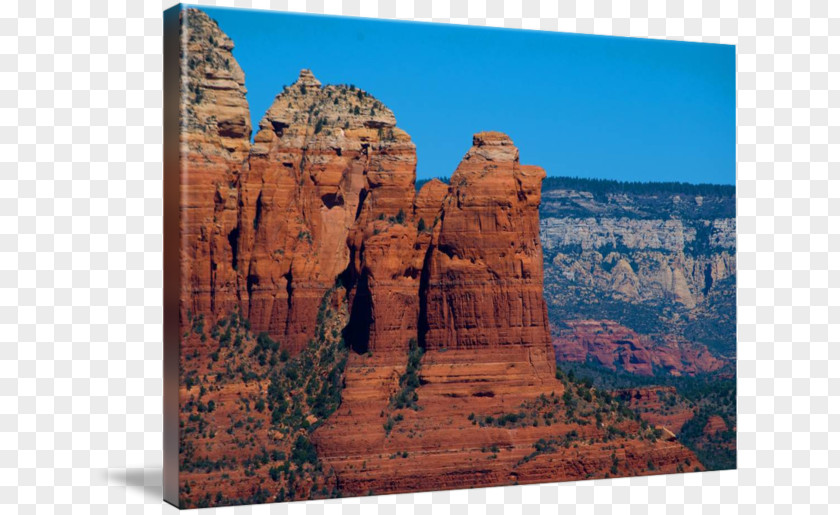 Coffee In Kind Sedona Pot Rock Gallery Wrap National Park Butte PNG