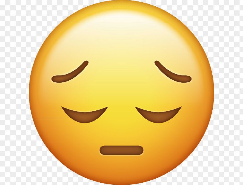Emoji IPhone Sadness Smiley PNG