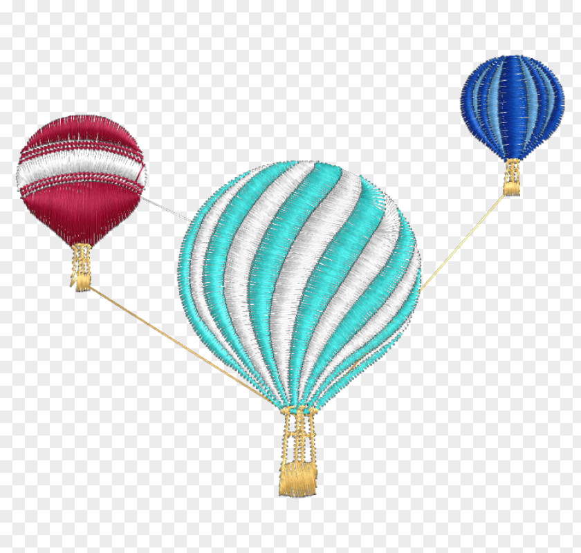 Balloon Hot Air Ballooning Embroidery Aixovar PNG