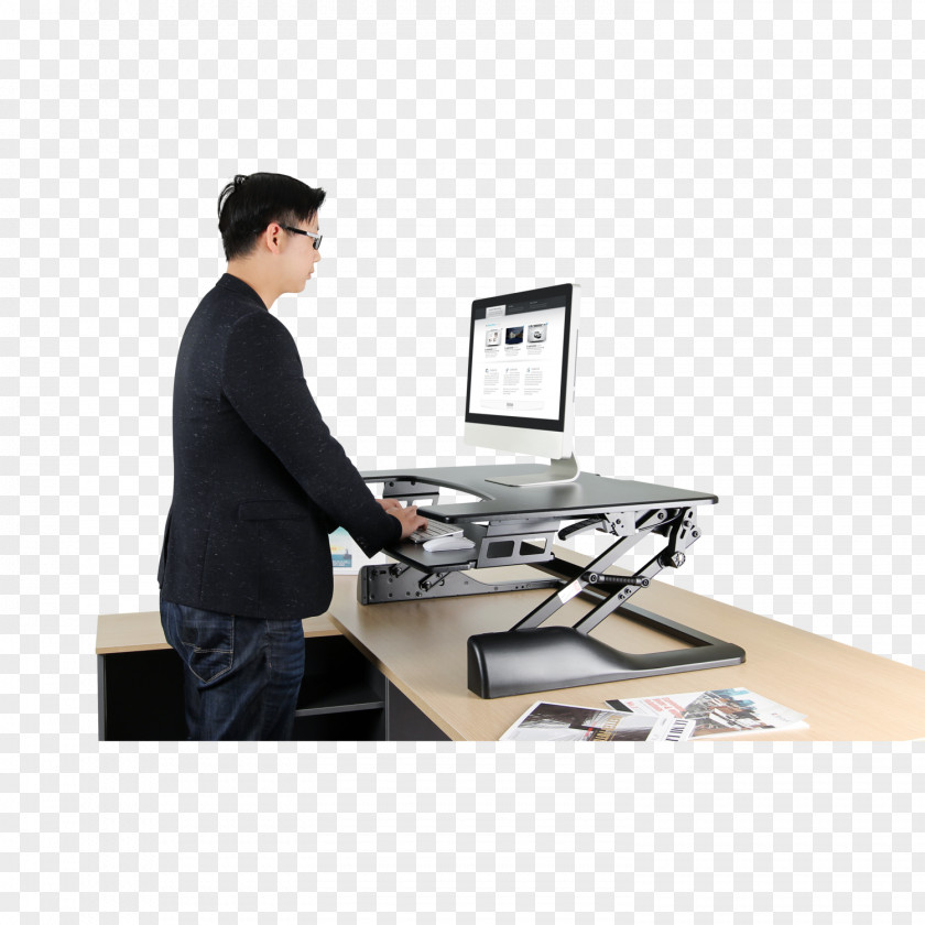 Computer Sit-stand Desk Workstation Desktop Computers PNG