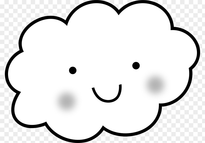 Cute Cloud Cliparts Drawing Coloring Book Rain PNG