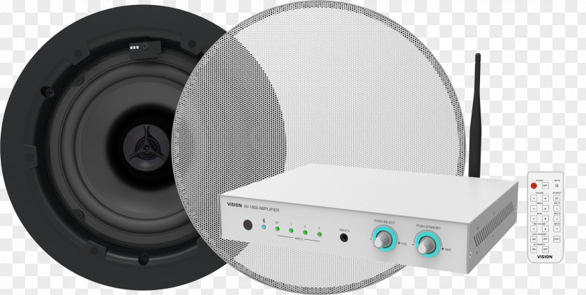Audio-visual Audio Power Amplifier Loudspeaker AV-1800 Vision Stereo Digital Wireless PNG