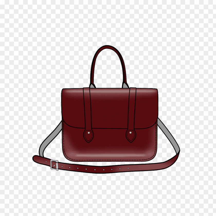 Bag Handbag Baggage Leather Hand Luggage Strap PNG