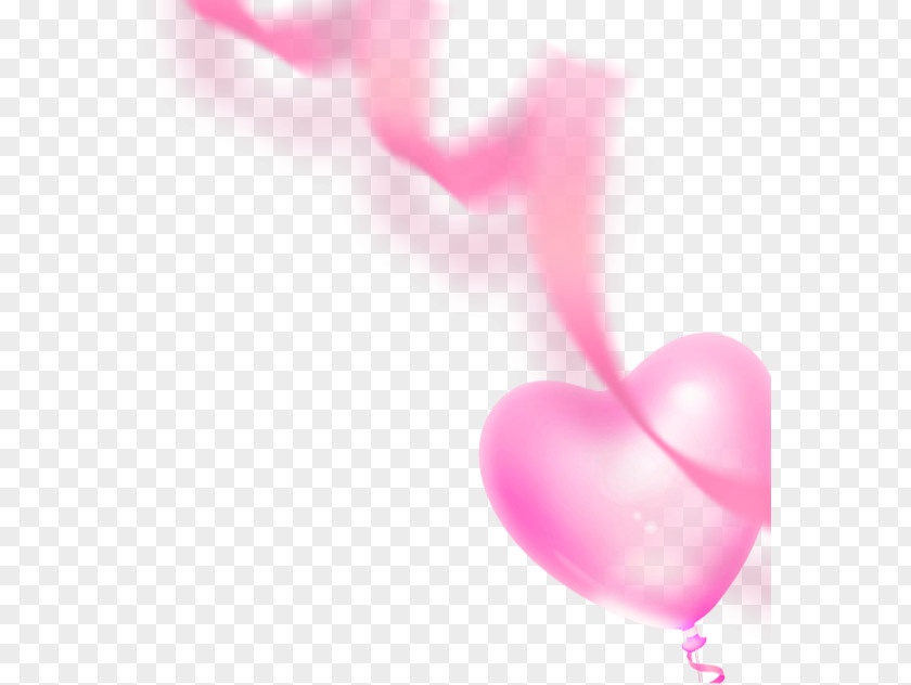 Pink Ribbon Love Balloon Decoration Pattern PNG ribbon love balloon decoration pattern clipart PNG