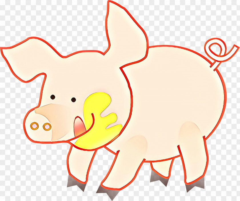 Clip Art Large White Pig Drawing Vector Graphics Free Content PNG