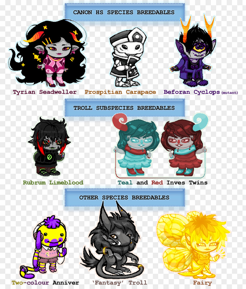 Fantasy Troll Character Animated Cartoon Font PNG