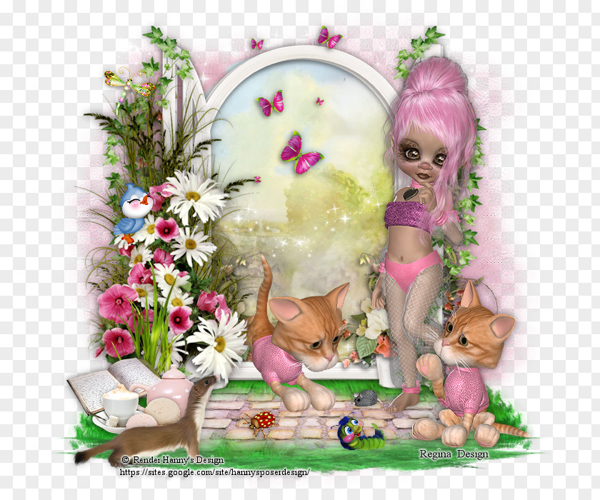 Flower Lilac Doll Character Fiction PNG