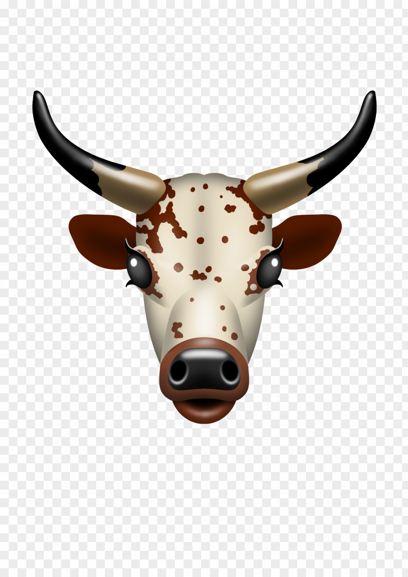Cow Texas Longhorn Nguni Cattle South Africa Emoji PNG