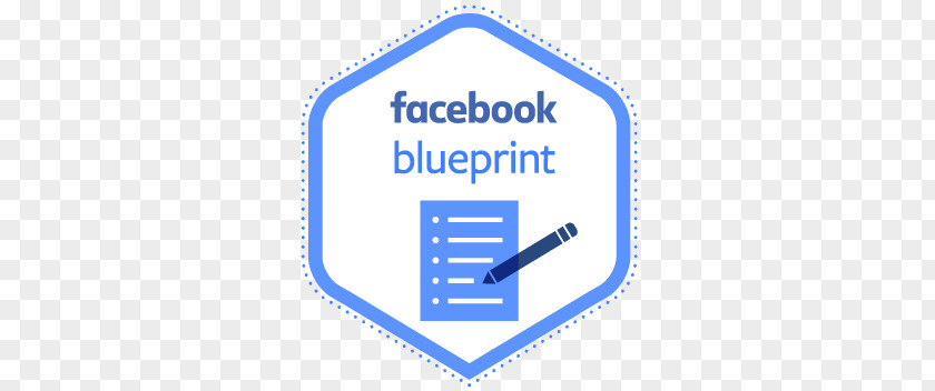 Facebook Blueprint Social Media Network Advertising PNG