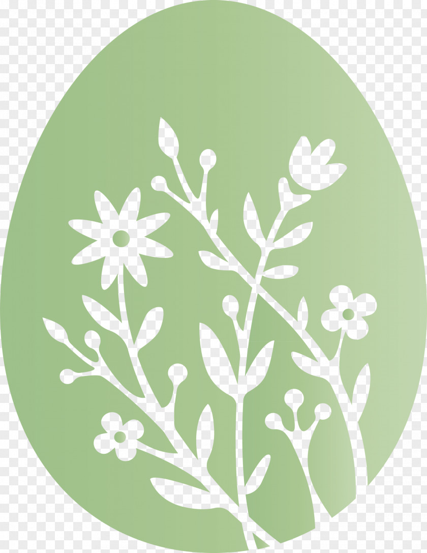 Floral Egg Easter Day PNG